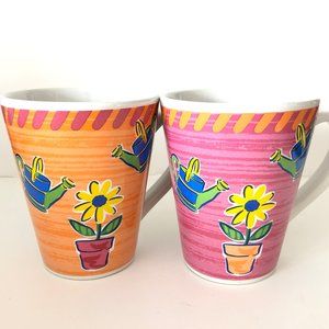 Designer Riveria Van Beers for Signature Springtime Mugs Discontinued Line